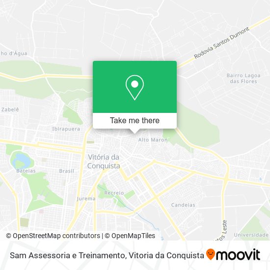 Mapa Sam Assessoria e Treinamento