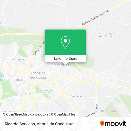 Ricardo Servicos map