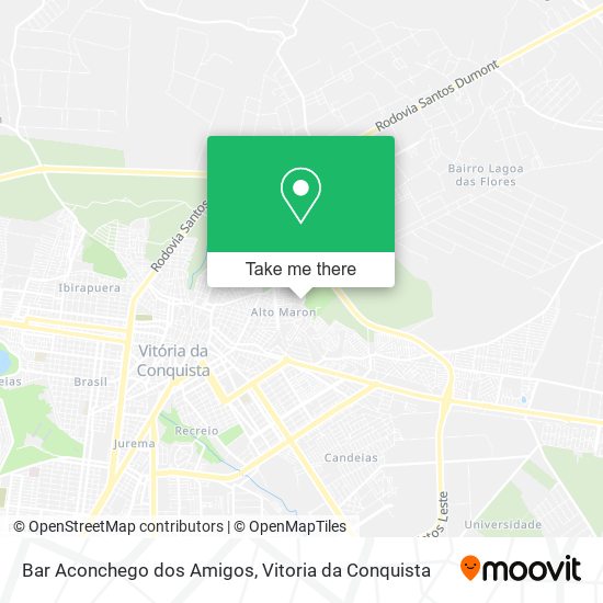 Bar Aconchego dos Amigos map