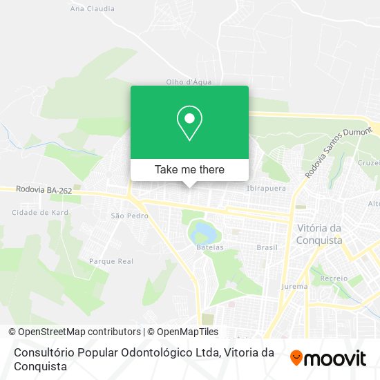 Mapa Consultório Popular Odontológico Ltda