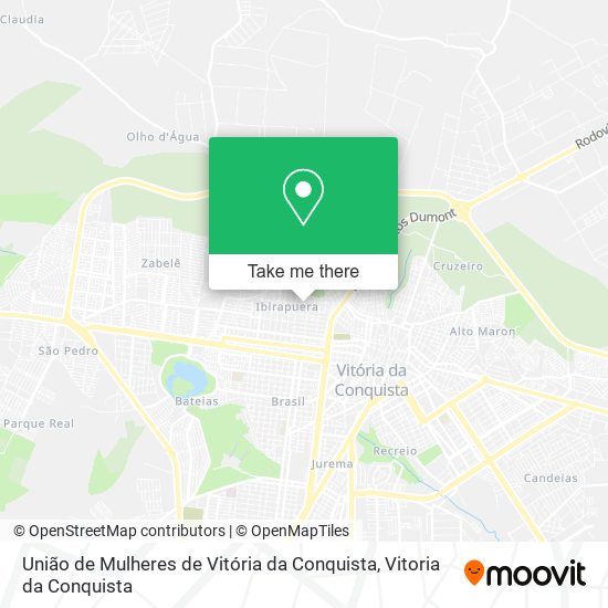 União de Mulheres de Vitória da Conquista map