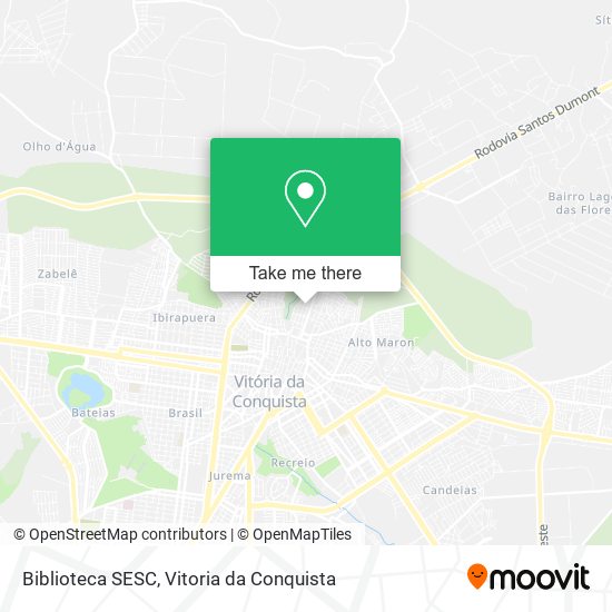 Biblioteca SESC map