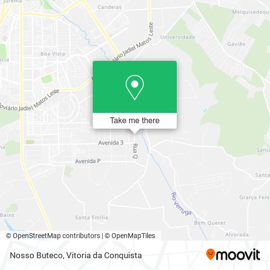 Nosso Buteco map
