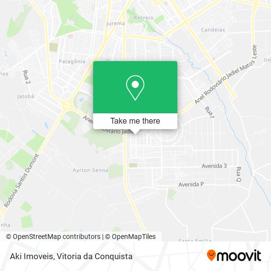 Aki Imoveis map