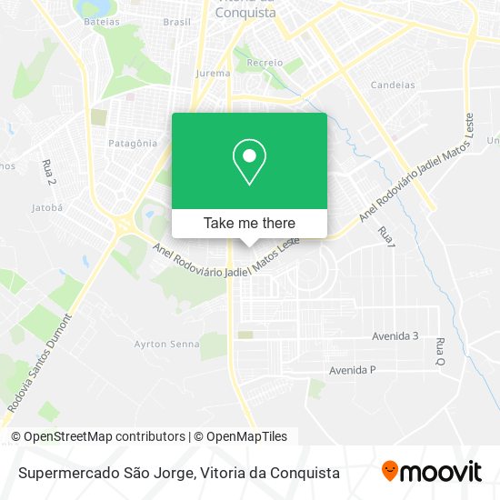 Mapa Supermercado São Jorge