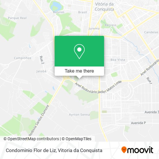 Condominio Flor de Liz map