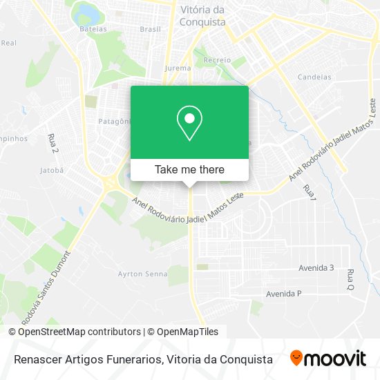 Renascer Artigos Funerarios map