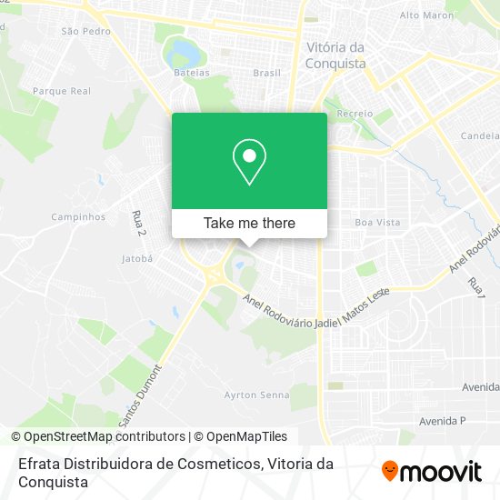 Mapa Efrata Distribuidora de Cosmeticos