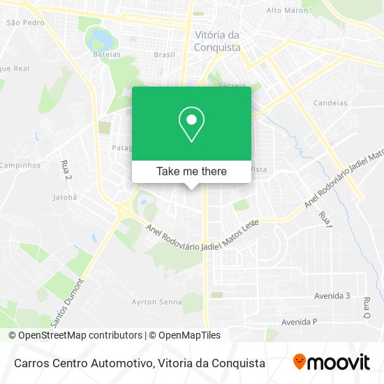 Carros Centro Automotivo map