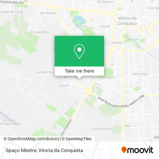 Spaço Mestre map