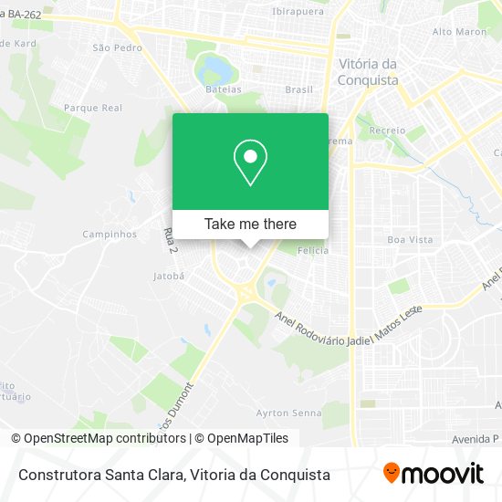 Construtora Santa Clara map
