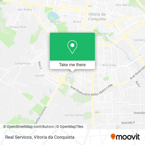 Real Servicos map