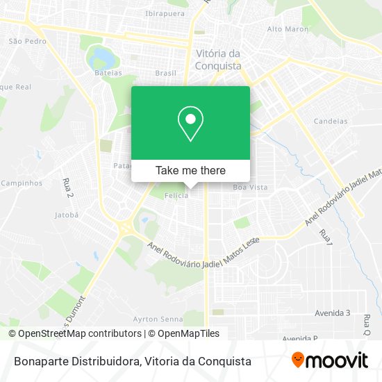 Bonaparte Distribuidora map
