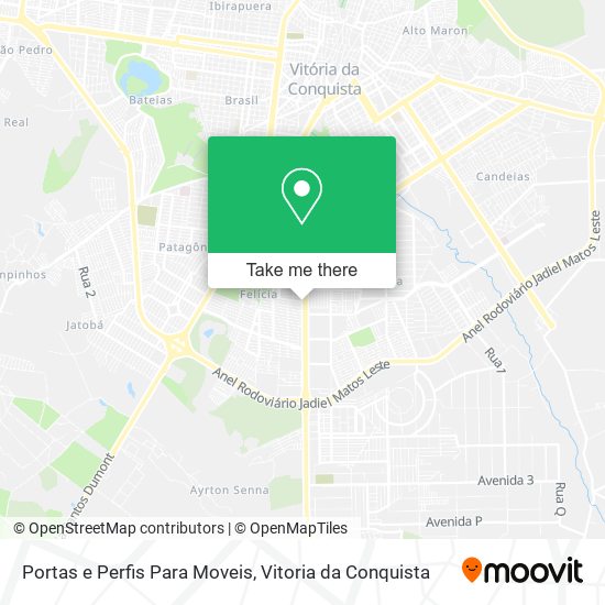Portas e Perfis Para Moveis map