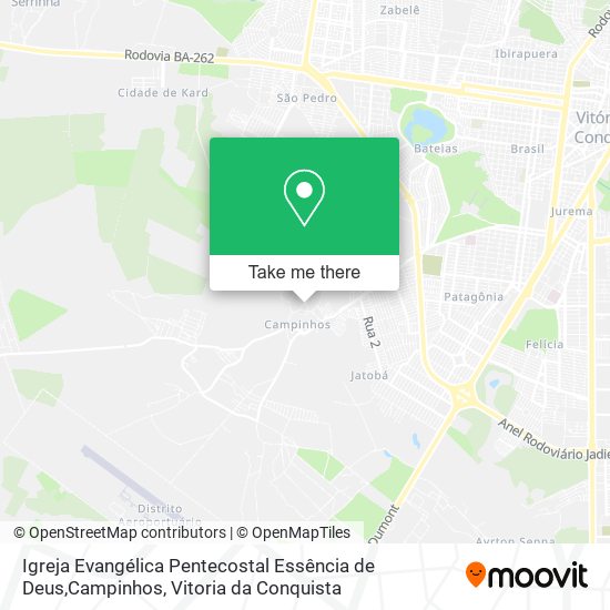 Igreja Evangélica Pentecostal Essência de Deus,Campinhos map