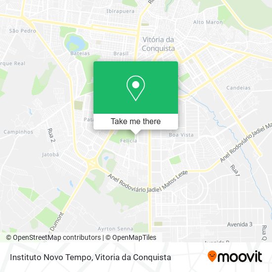 Instituto Novo Tempo map