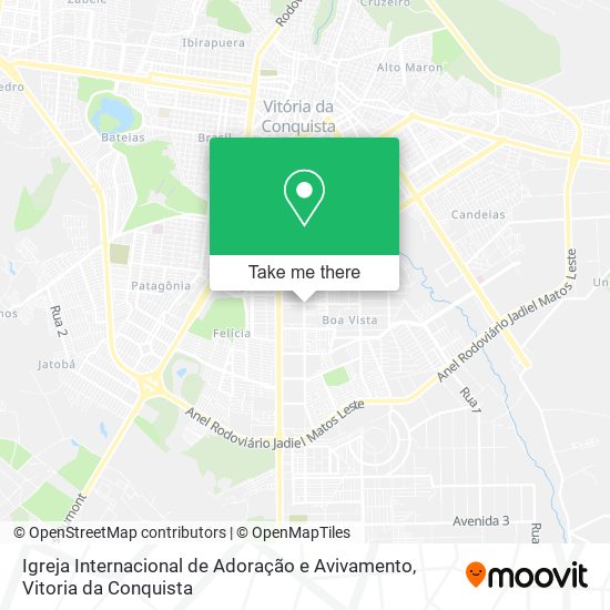 Igreja Internacional de Adoração e Avivamento map