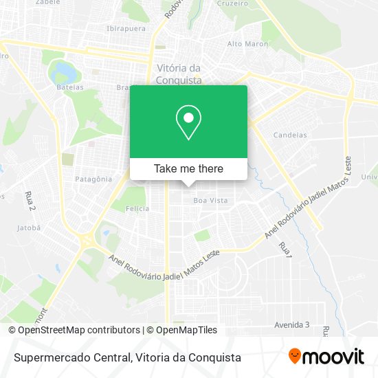 Supermercado Central map