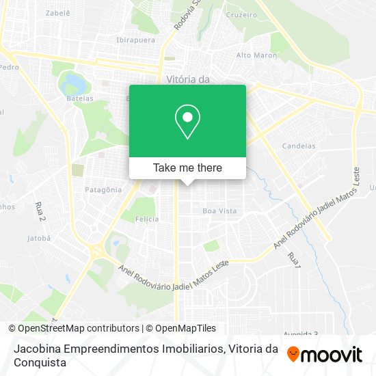 Jacobina Empreendimentos Imobiliarios map