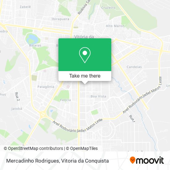 Mercadinho Rodrigues map