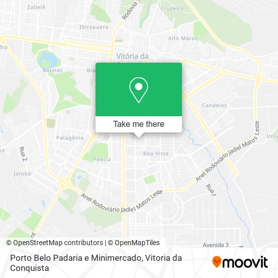 Mapa Porto Belo Padaria e Minimercado
