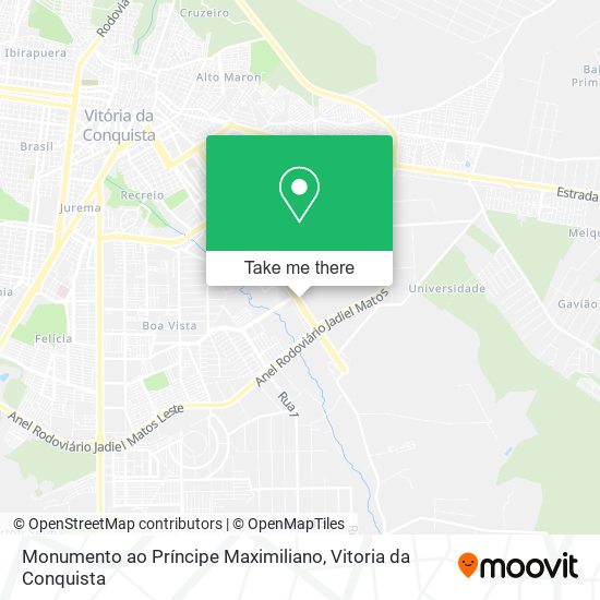 Monumento ao Príncipe Maximiliano map