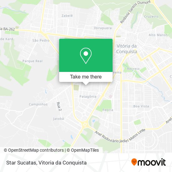 Star Sucatas map
