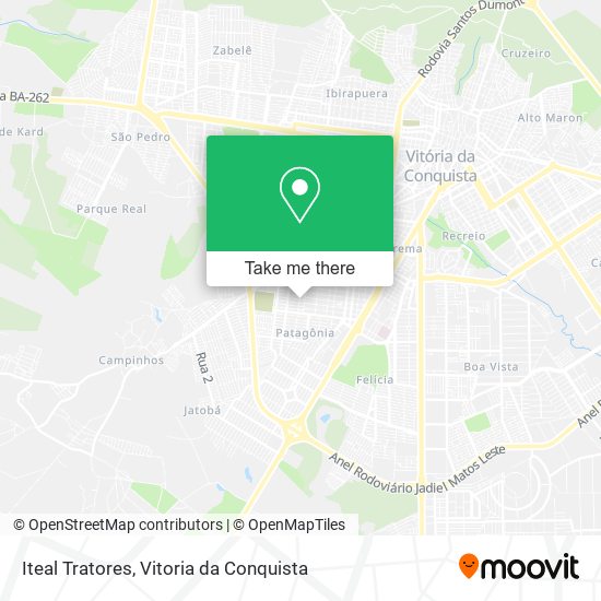 Iteal Tratores map
