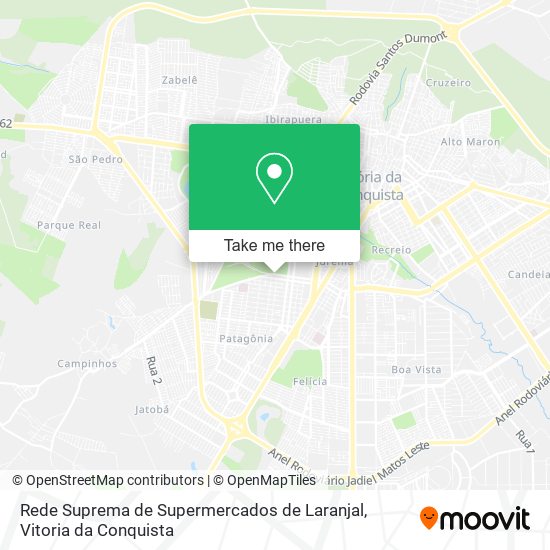 Rede Suprema de Supermercados de Laranjal map