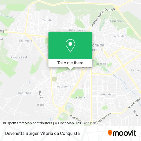 Devenetta Burger map