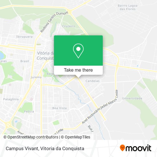 Campus Vivant map