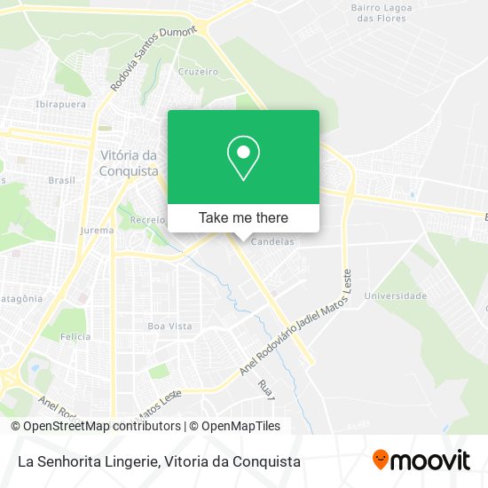 La Senhorita Lingerie map