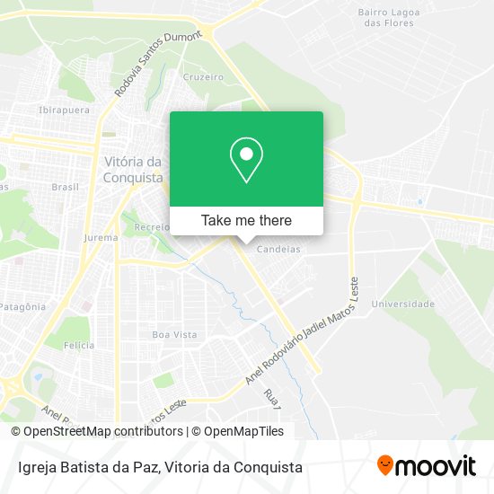 Igreja Batista da Paz map