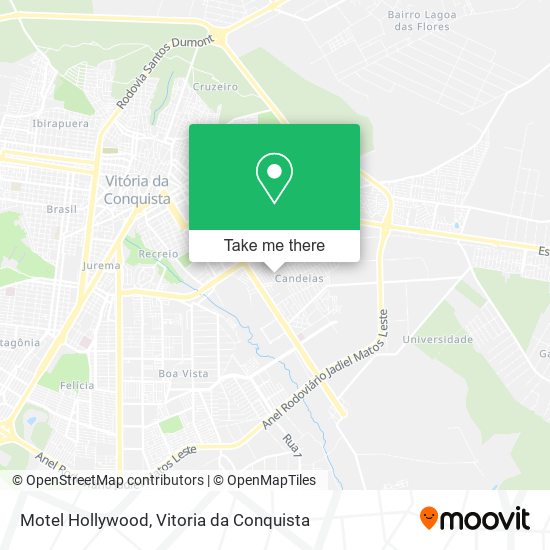 Motel Hollywood map