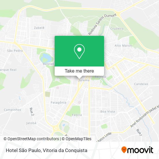 Hotel São Paulo map