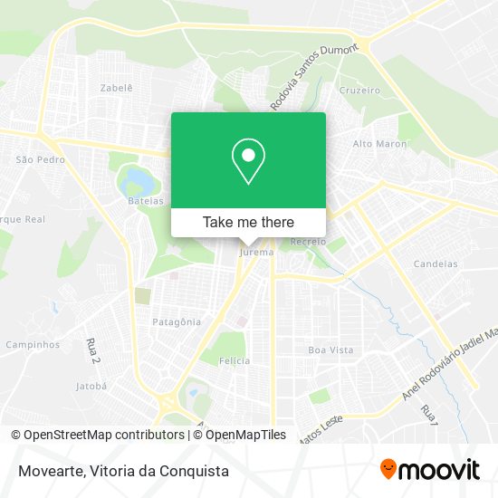 Movearte map