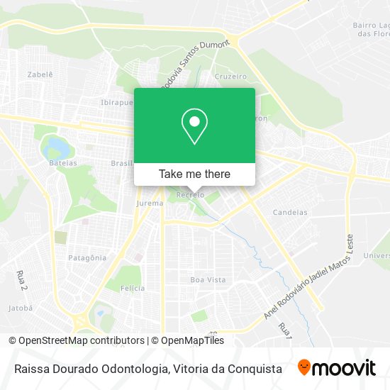 Raissa Dourado Odontologia map