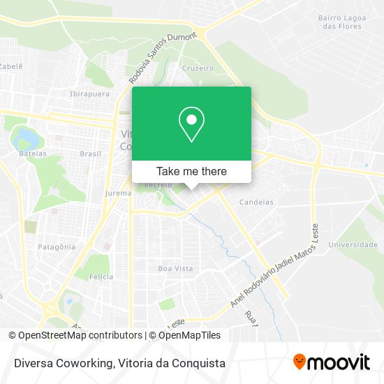 Diversa Coworking map