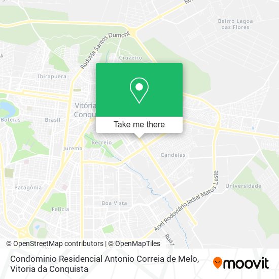 Mapa Condominio Residencial Antonio Correia de Melo