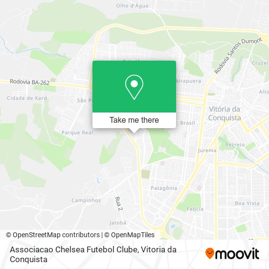 Mapa Associacao Chelsea Futebol Clube