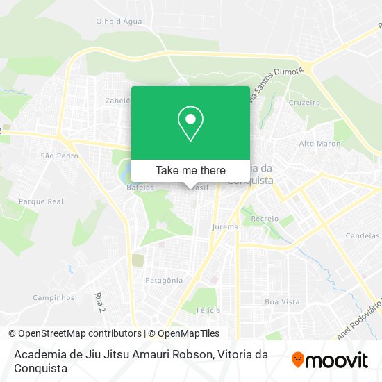 Mapa Academia de Jiu Jitsu Amauri Robson