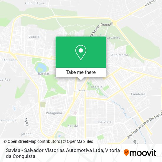 Savisa - Salvador Vistorias Automotiva Ltda map