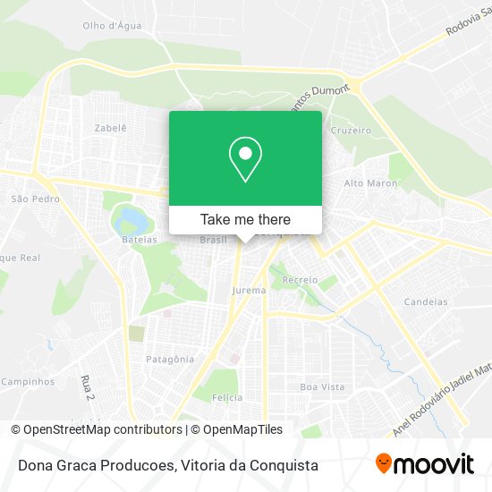 Dona Graca Producoes map