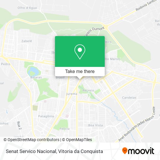 Senat Servico Nacional map