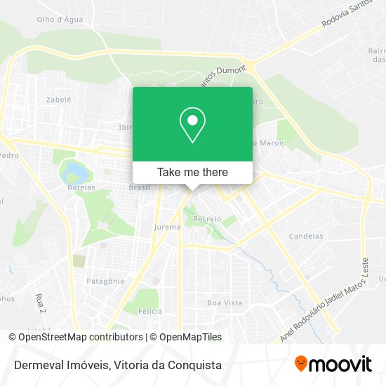 Dermeval Imóveis map