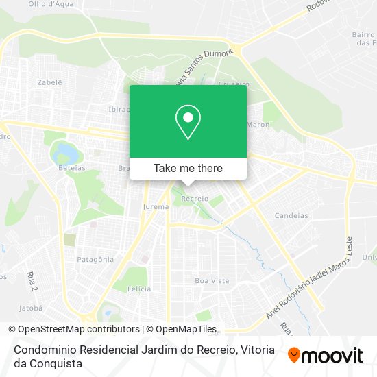 Condominio Residencial Jardim do Recreio map