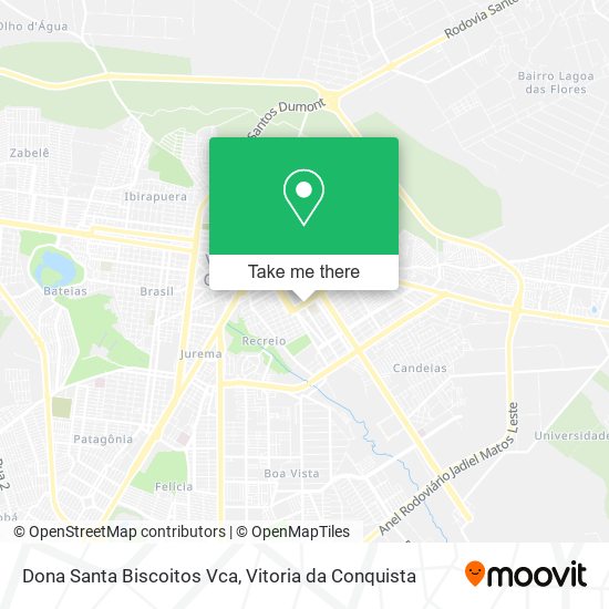 Mapa Dona Santa Biscoitos Vca