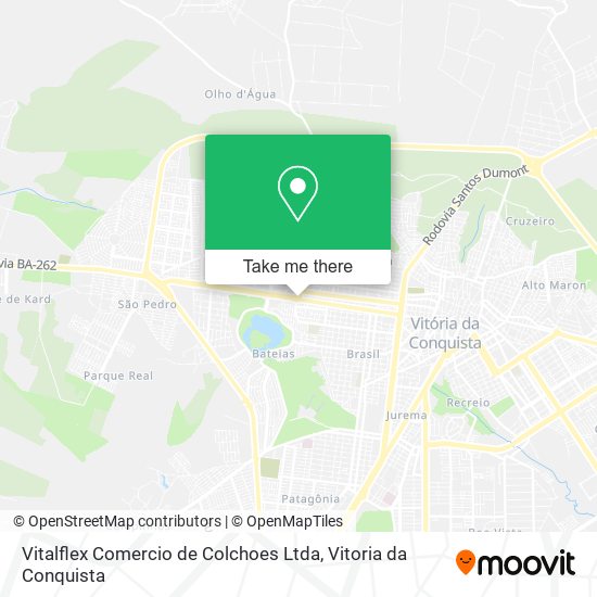 Mapa Vitalflex Comercio de Colchoes Ltda