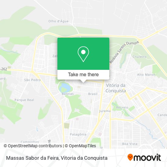 Massas Sabor da Feira map