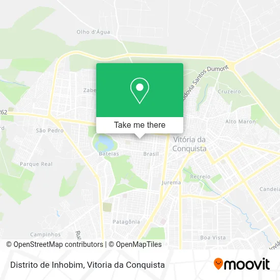 Distrito de Inhobim map